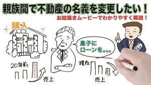 親族間の不動産の売買名義変更をサポート
