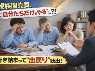 不動産の個人売買「まずは自分でやってみます」と言ったお客様が、結局戻ってくる理由