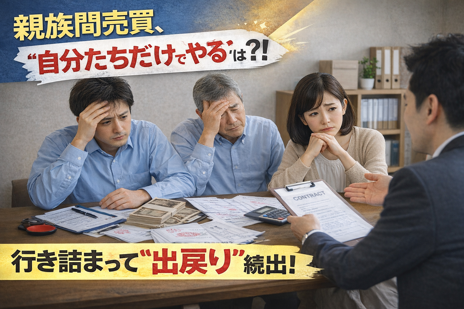 不動産の個人売買、自分たちだけでやるは難しい