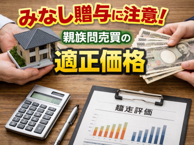 みなし贈与に注意！親族間売買で「適正価格」を算出する方法