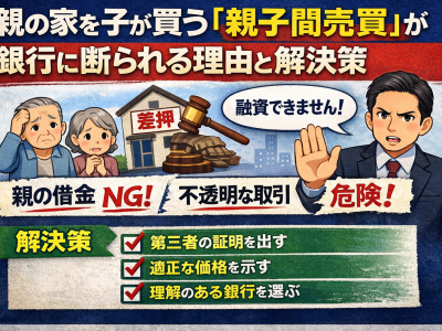 親の家を子が買う「親子間売買」が銀行に断られる理由と解決策